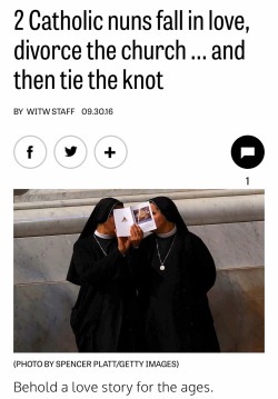 prettyaveragewhiteshark:  magicalgirlmindcrank:  captain-s-mindfang:  kitscaboodle:  This is what I’m here for.  I double checked, this is true. It was in the NY Times.  (Source)  Oh my gosh.  “Each of the sisters renounced their vocation and left