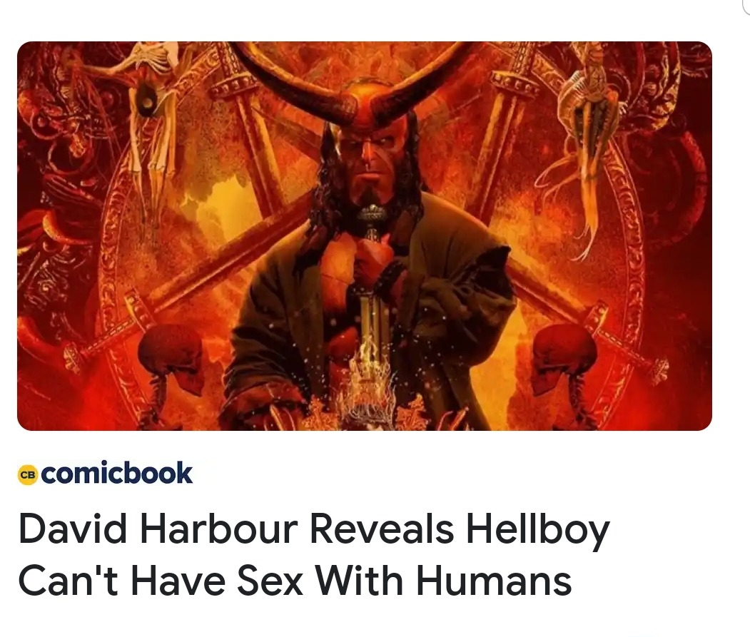 theliterarywolf: princessnijireiki:  bidisasterscottlang:  startours:         Forget that the movie apparently is boring as sin, this cowardice is the REAL tragedy of Hellboy (2019). 
