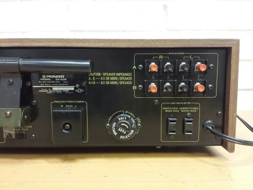 Pioneer SX-636 AM/FM Stereo Receiver, 1974