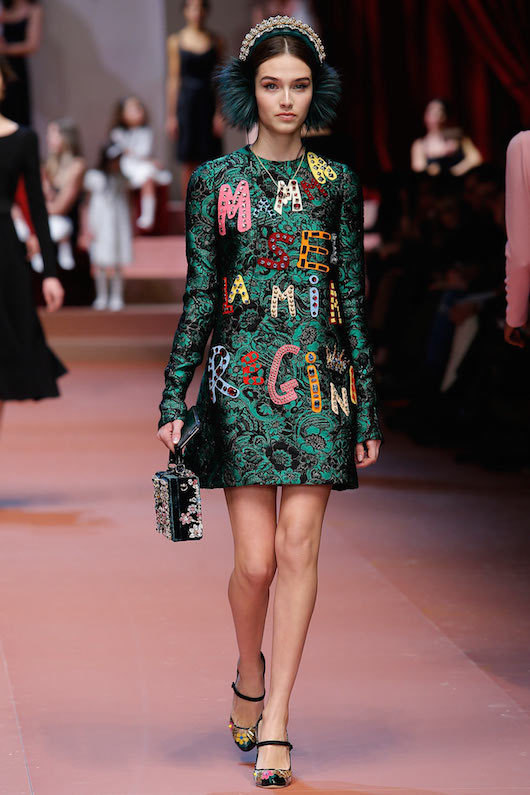 theclotheshorse:dolce &amp; gabbana fall 2015