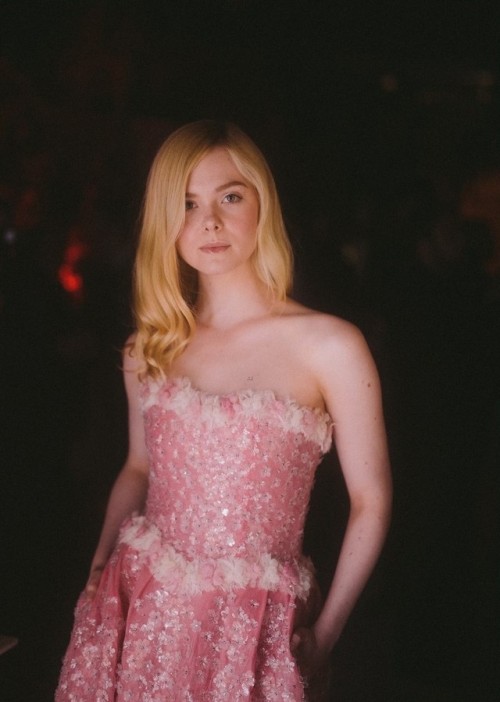 ELLE FANNING in Chanel at the Cannes Film Festival