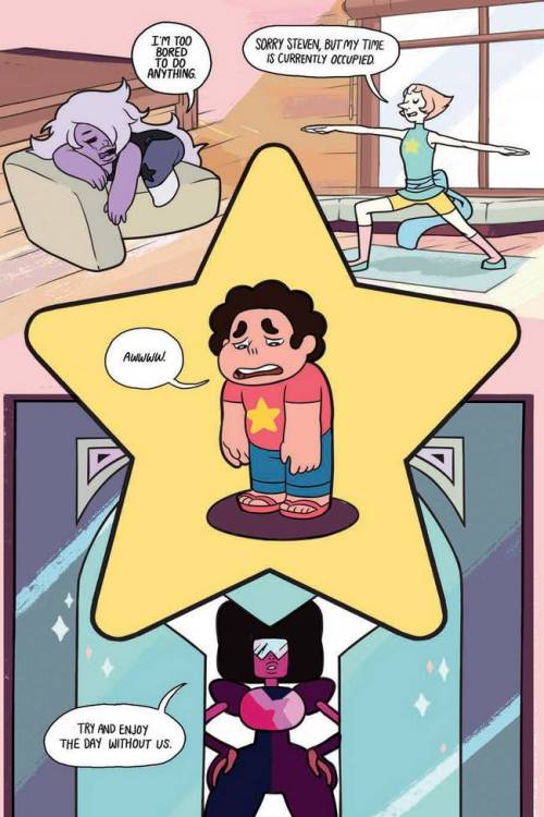 asieybarbie:    Hey everyone! Check out a preview of “Steven Universe: Too Cool For School” original graphic novel, published by BOOM Studios! Illustrated by me and Rachel Dukes, with colors and letters by Leigh Luna. Available April 12th ♥  