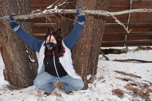 dragontrix: Got to play in the snow this past weekend! =D YAY SNOW