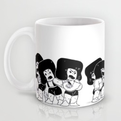 dokirosi:  The three-eyed beastproducts Basically, I did this because I wanna buy my own mug, so when friends come over to visit I’ll wear the dorkiest of grins while saying “IT’S MY OWN ART”. ✦ Society 6 ✦ Redbubble ✦ 