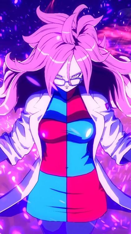 Android 21, full power, anime girl, Dragon Ball fighterz, 720x1280 wallpaper @wallpapersmug : https: