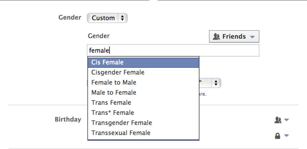 autostraddle:  Facebook Wants You To Do You, Adds New Non-Binary Pronoun and Gender