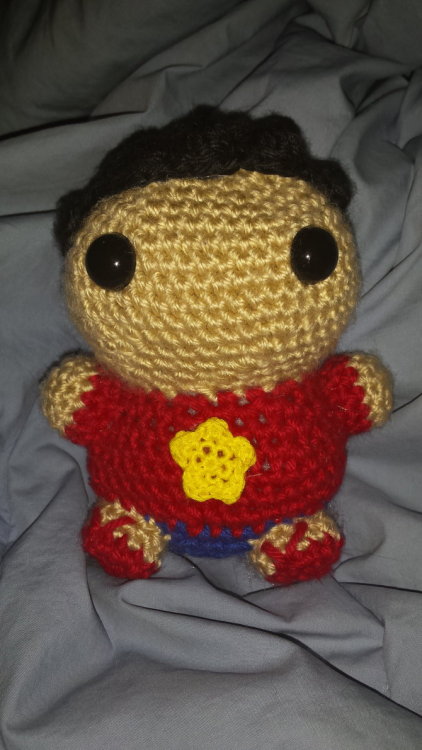 Steven Universe AmigurumiHe’s a bit funky looking&hellip;.but he’s the first attempt