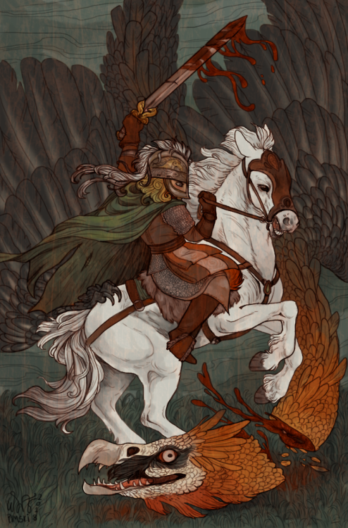 Eowyn and the Fellbeast