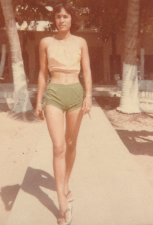 My mother. 1982. Manzanillo, Colima.