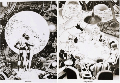 atomic-chronoscaph:Wally Wood’s Weird Sex-Fantasy Portfolio (1977)