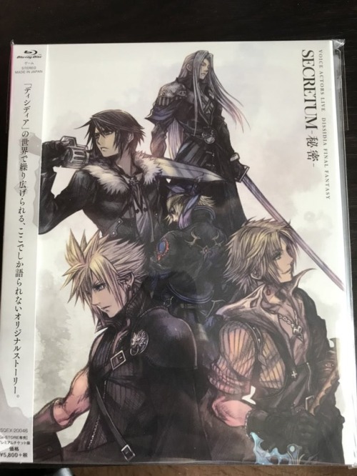 ex-vii - astoryofalove - New Nomura art for Dissidia NT has Cloud,...