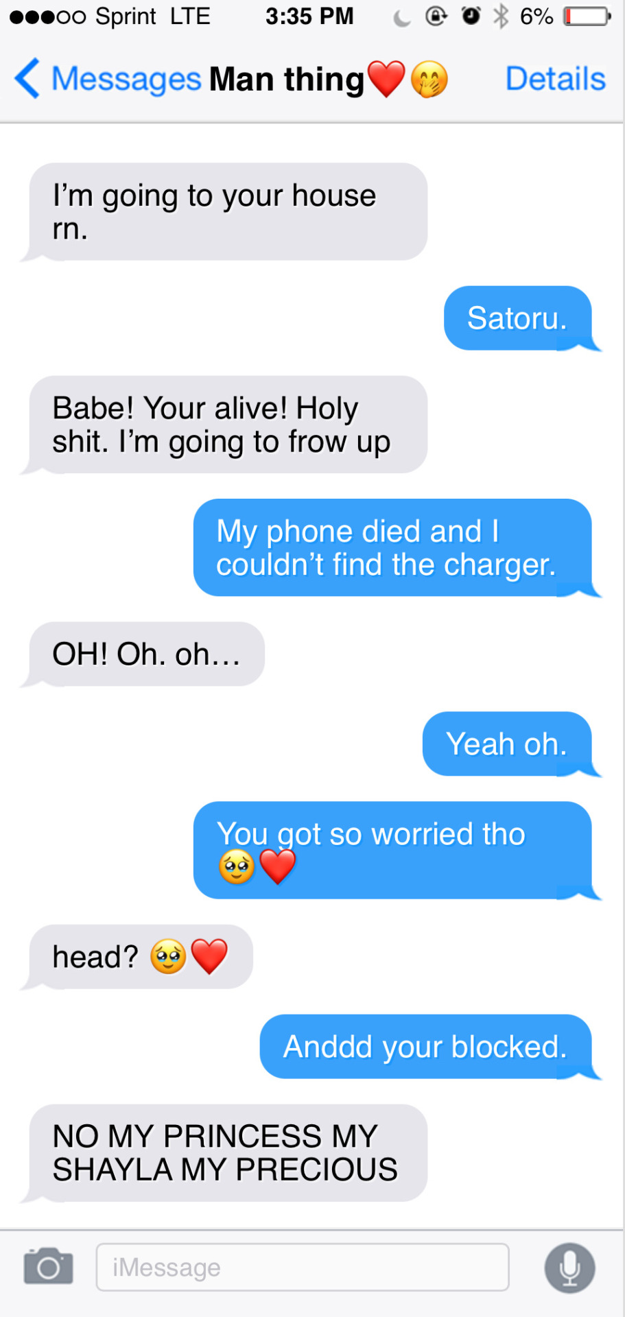 Your Phone Died.