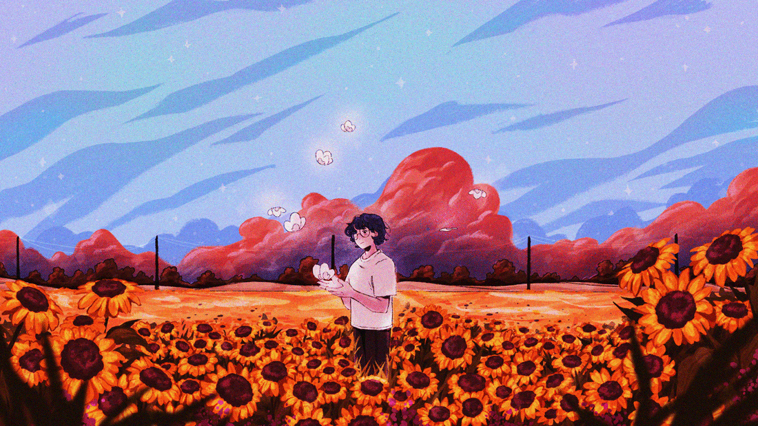 maybe you’ll feel a little better if you just pretend ✹ made art for @adibsin’s new song maybe you’ll feel a little better if you just pretend ✹ made art for @adibsin’s new song