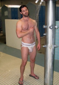sunbound:  Love to shower with him…