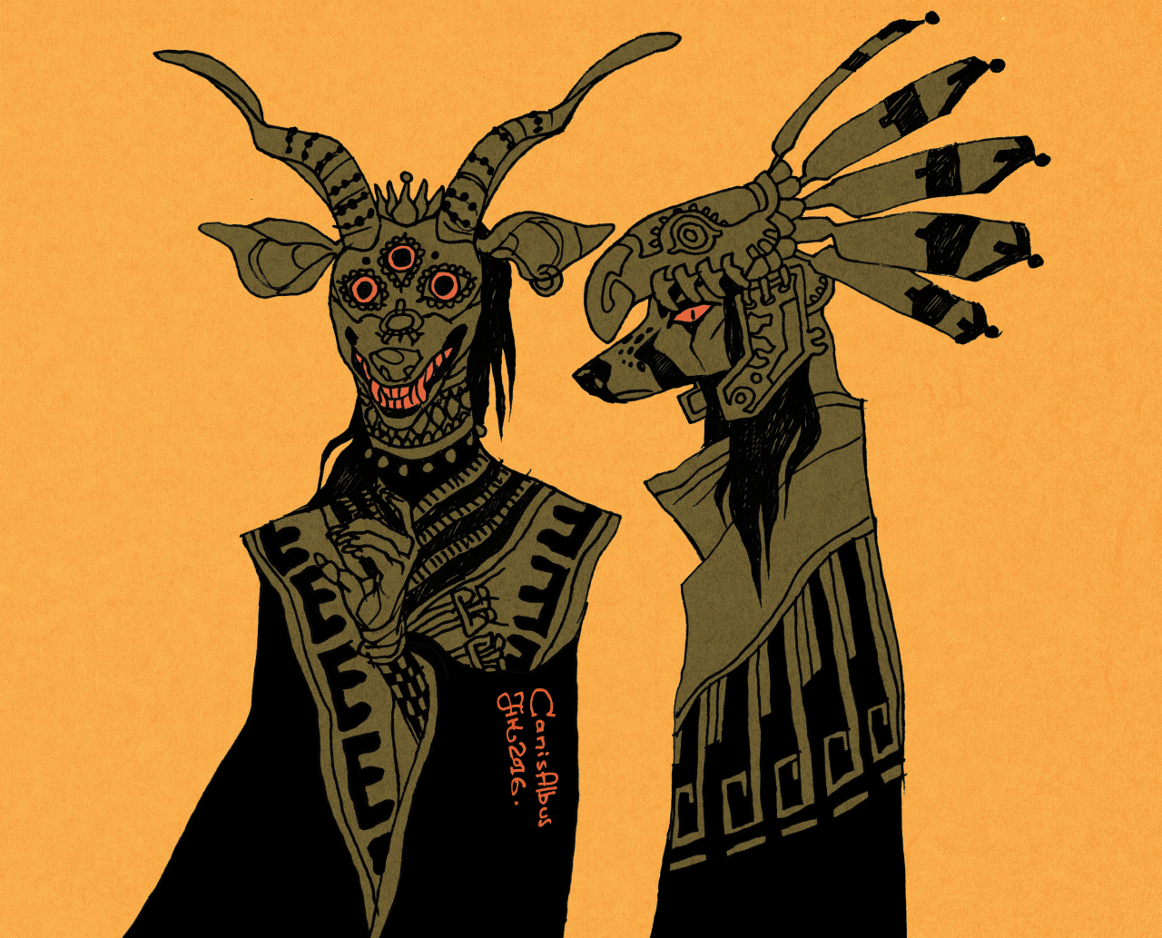 canisalbus:  Shrine keepers 