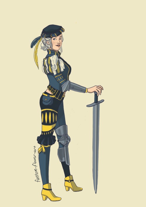 fantom-flower-art:More landsknecht, this time with Ciri