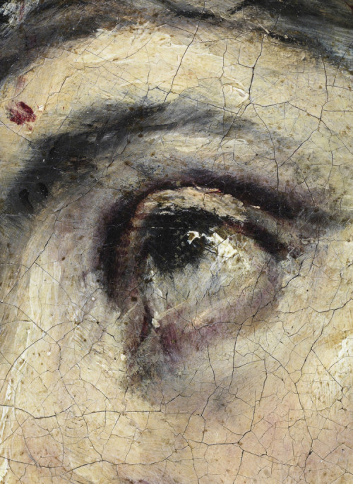 likeafieldmouse: El Greco - Christ Embraced the Cross (detail) (1587-96)