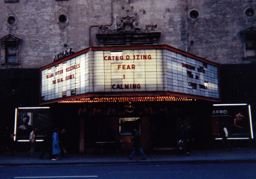 bodddah:  yoaguanto:  Jenny Holzer - SURVIVAL, 1983-1985 (exhibited as part of Creative Time’s 42nd Street Project 1993) “Like the Jenny Holzer pieces, you’ve got a lot of people saying, ‘What the fuck is that? What the fuck is that supposed