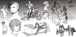 mimbrariart:  Sketch dump of ParadoX (original