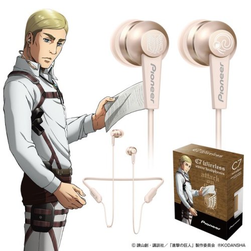 snkmerchandise:  News: SnK x Pioneer Bluetooth/Wireless Headphones Reservation Period: September 10th to October 31st, 2018 (Limited Quantities)Release Date: Early January 2019Retail Price: 8,000 Yen (Including tax + shipping) ONKYO Direct will be the