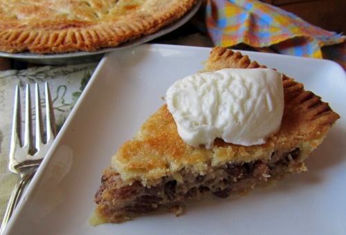 Sour Cream Raisin Pie