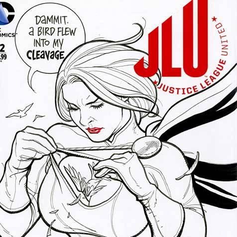 Power Girl at New York Comic Con