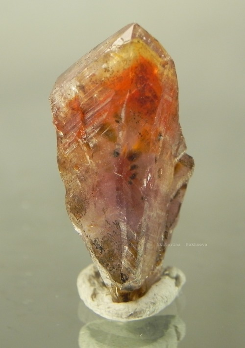 Amethyst With Inclusions Of Hematite And Goethite 