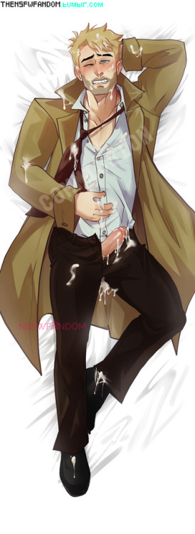 thensfwfandom:  A daki commission I did (and enjoyed a lot) of John ConstantineI saw the printed version and it was so beautiful!!!