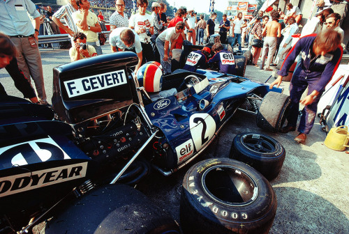 Francois Cevert (Tyrrell-Ford), Autodromo Nazionale Monza, Italian Grand Prix 1971.