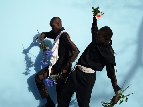 leah-cultice:Grace Bol &amp; Alek Wek by Viviane Sassen for Dazed Magazine Spring/Summer 2017