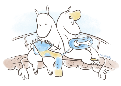 egophiliac: characters knitting is just so relaxing to me for some reason. like…instant chill-out. 