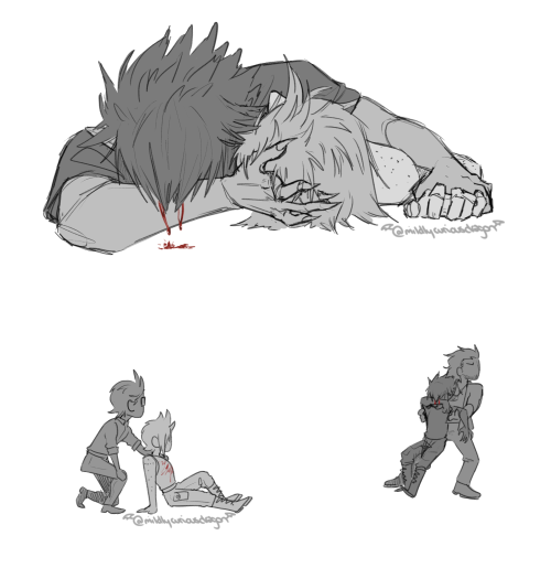 mildlycuriousdragon:A uhhhh continuation of that Vamp!Noct AU my gf made! Part 1 &amp; Part 2!i 
