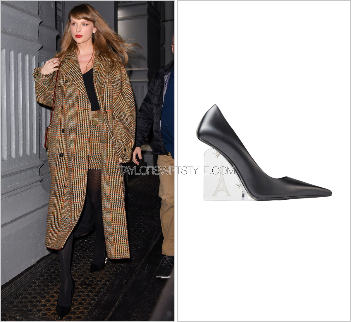 Shop Taylor Swift's Python Print Loafers from Sezane