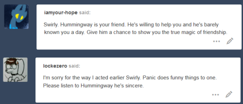 ask-humming-way:Feat: @ask-treats-sweetsAww ;w; <3