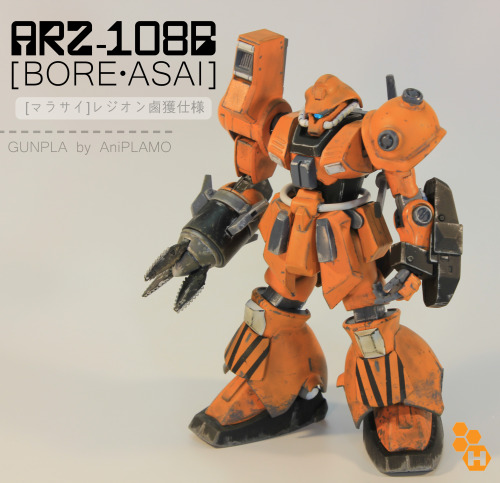 aniplamo:  1/144 HGUC  ARZ-108b [Bore•Asai]   by AniPLAMO - [twitter] - [instagram] See more at Team Helios!  