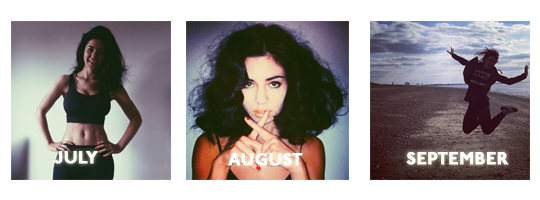 royalfroot:  Marina Diamandis through the year + instagram pics 