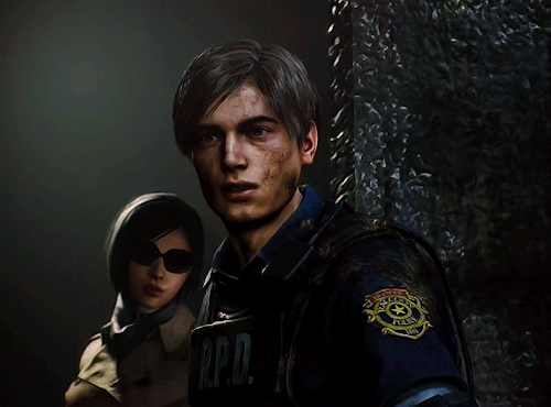 sheravvat: LEON S. KENNEDYin RESIDENT EVIL 2 REMAKE trailer
