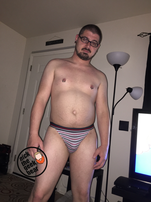 nickthegeekbear:We bought new undies today. :D