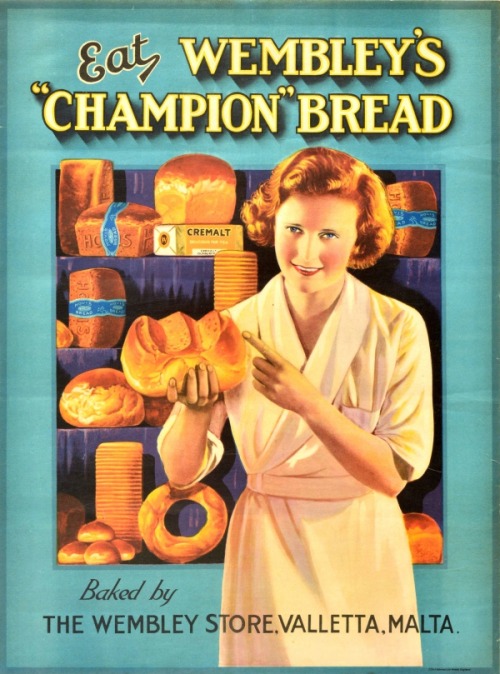 ‘Eat Wembley&rsquo;s Champion Bread‘The Wembley Store bread advertisement (c. 1930).