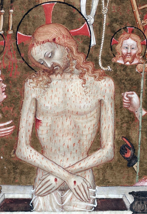 Missale et horae ad usum Fratrum Minorum (c. 1301). Detail. [x]