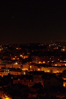  Vista do Miradouro da Graça à noite 