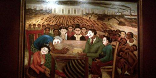 By Indonesian Marxist painter Djokopekik