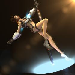 sfmreddoe:  A dancing Tracer. Badly inspired by this. High Resolution: png | jpeg To much content lately. I should slow down a little bit and safe something for december. :| My Patreon, give it a lick. 