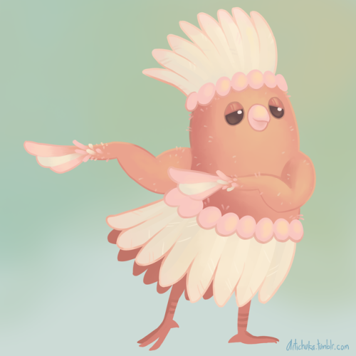 artichuka:Dancey bird! very late pokehalloween day 15: oricorio