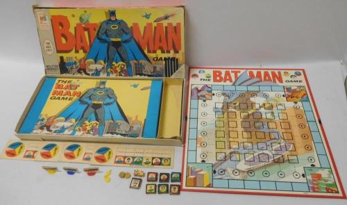 The 1966 Milton Bradley Batman game. Note that the look of the product is clearly inspired by the “n