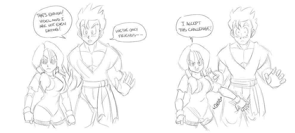 More quick doodles of this comic thing! This time based on the suggestions I’ve