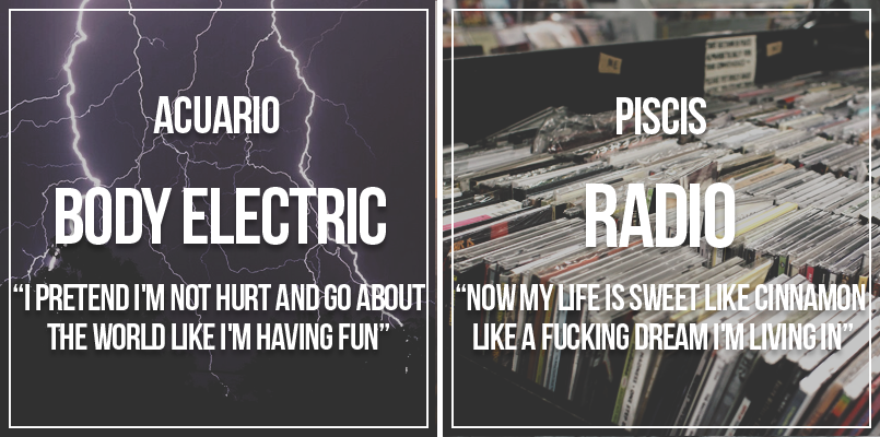 sassyastros:  Los signos como: Canciones de Born to Die: The Paraside Edition  —