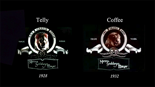 digg:All 7 lions featured in the MGM logosLions (in order of appearance)1. Slats (1917–1928)2. Jackie (1928–1956)3. Telly (1927-1932)4. Coffee (1932-1934)5. Tanner (1934–1956)6. George (1956–1958)7. Leo (1957–2015)full video about the history