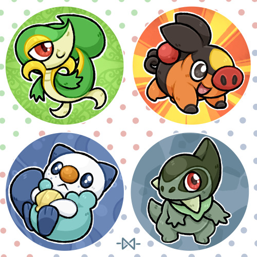 Pokémon on X: The cutest Unova starters! 😍 Loving your creativity,  Trainers! Keep the redraws coming! / X