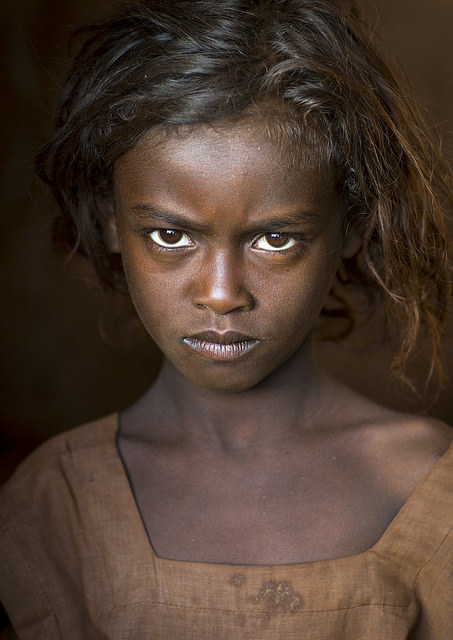 Borana tribe girl, Kenya by Eric Lafforgue on Flickr. More portrait here.